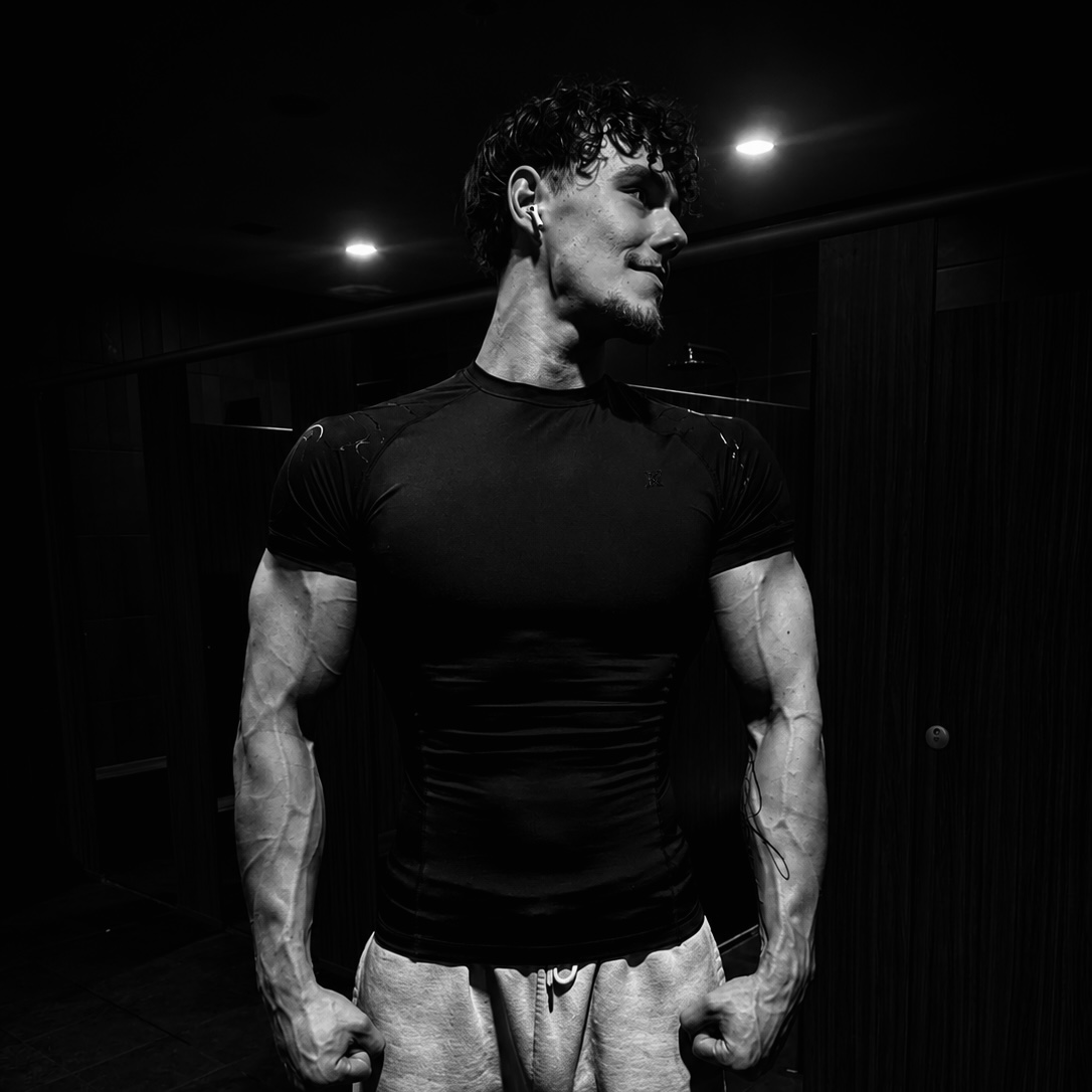 Marble Compression Cuirass Short Sleeve - Black