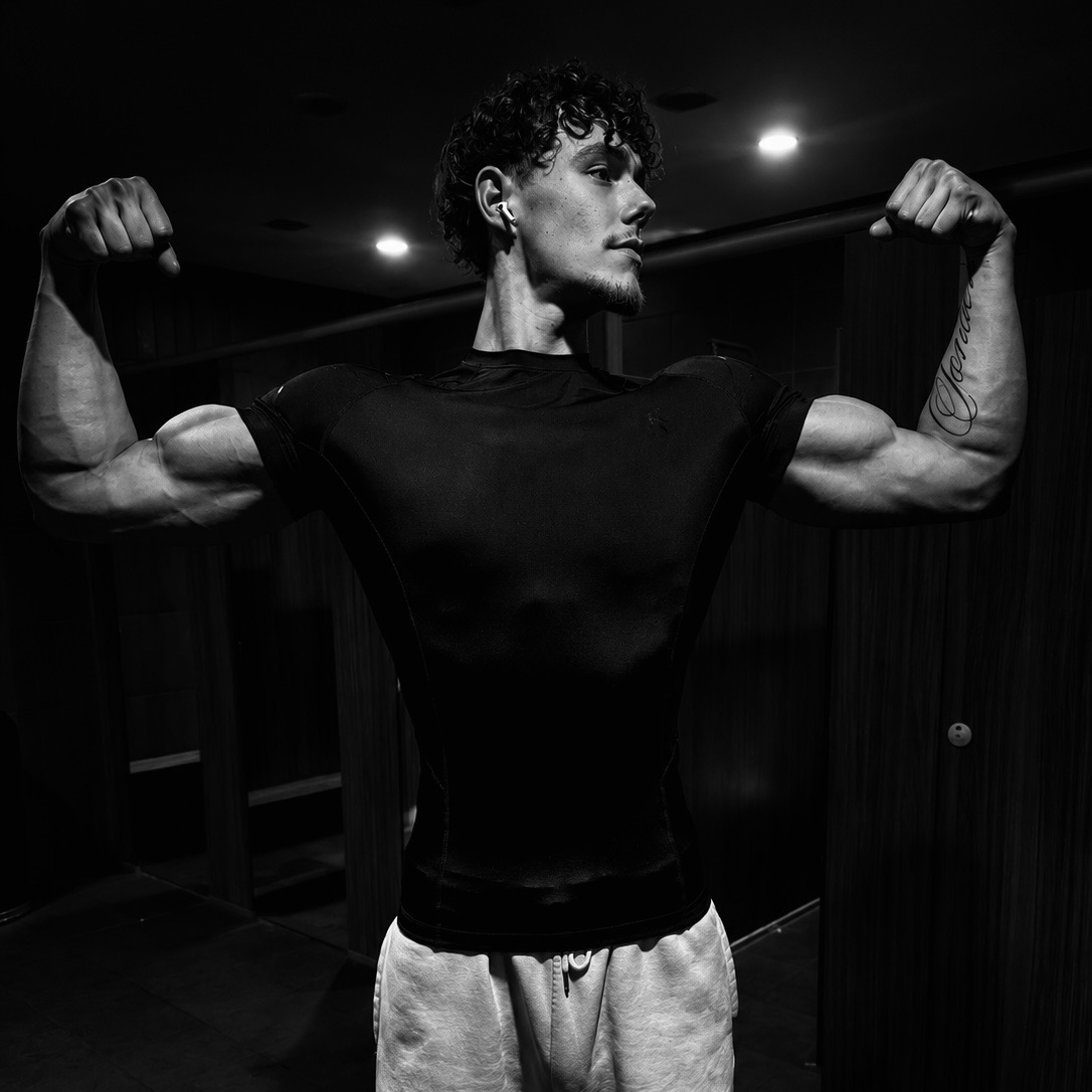 Marble Compression Cuirass Short Sleeve - Black